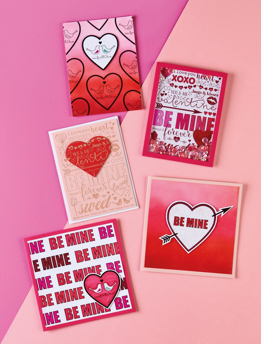 Valentine’s Day Digi Stamps paper craft download