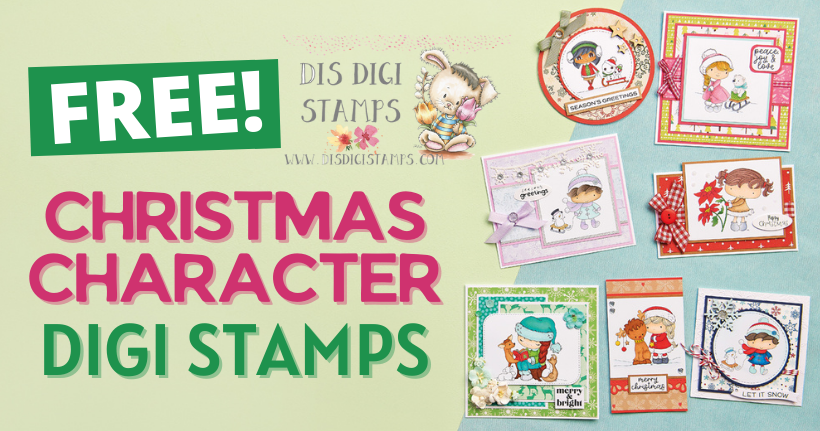 FREE Di’s Digi Stamps Christmas Character Digi Stamps