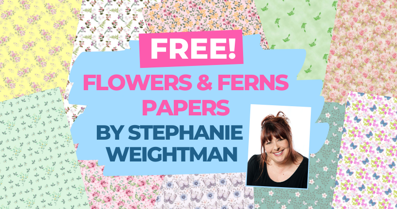 Stephanie Weightman Flowers & Ferns Papers