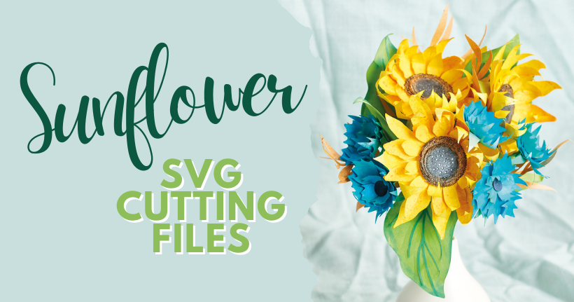 Paper Sunflowers SVG Files