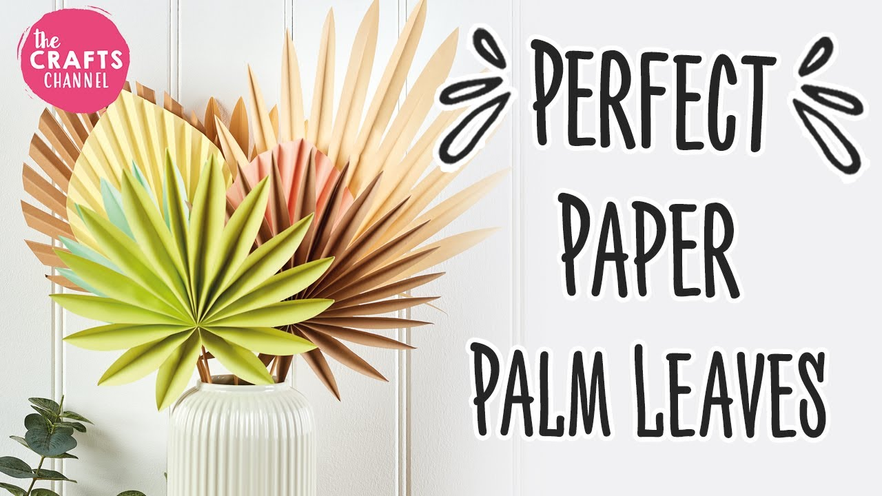 Paper Palm Leaves Templates paper craft download