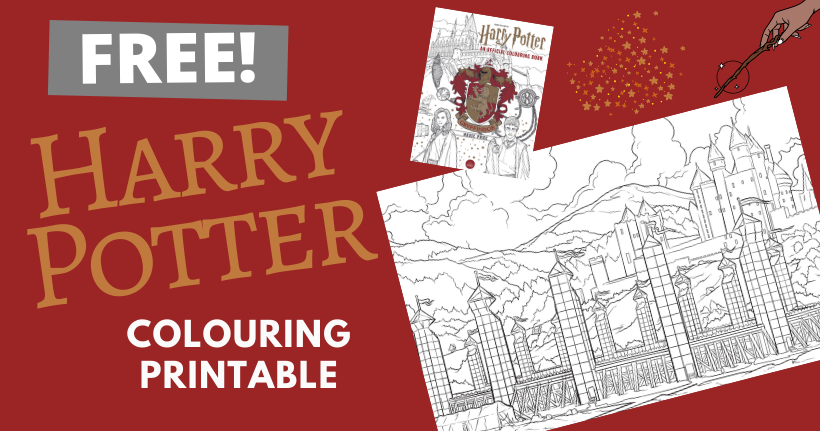 FREE Harry Potter Colouring Page