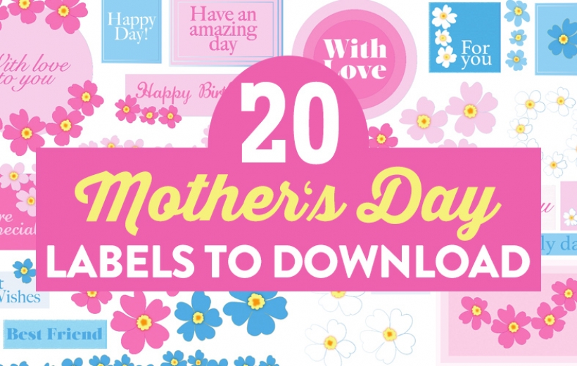 Mother's day labels